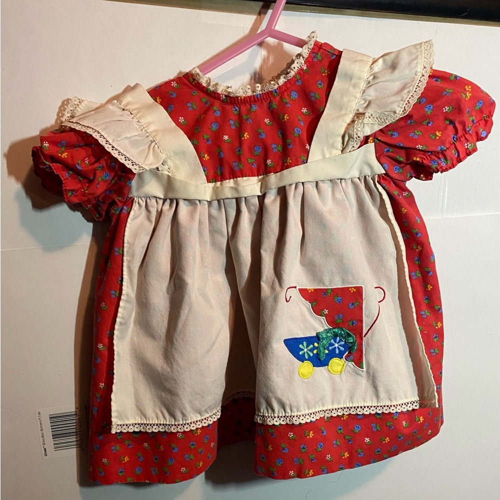 Vintage baby/ toddler dress size 12 months.